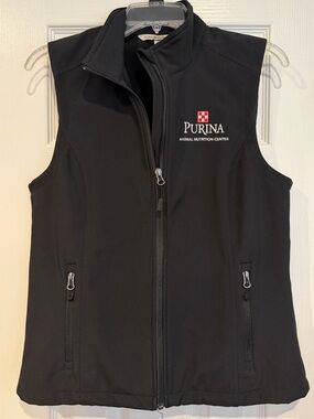 Port Authority Black Ladies M Softshell Vest